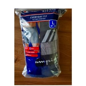 Champion mens underwear boxer briefs Large